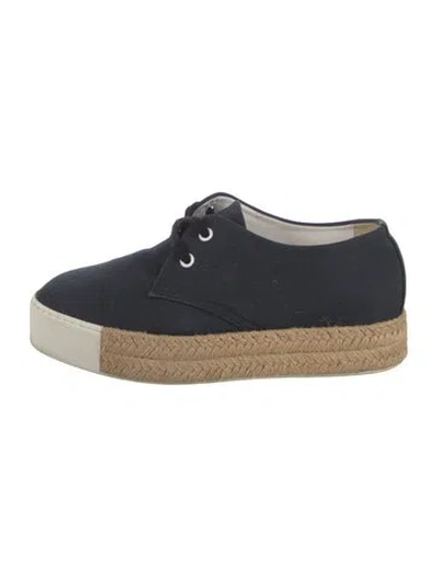 Pre-owned Hermes Rosa Espadrille Sneakers In Blue