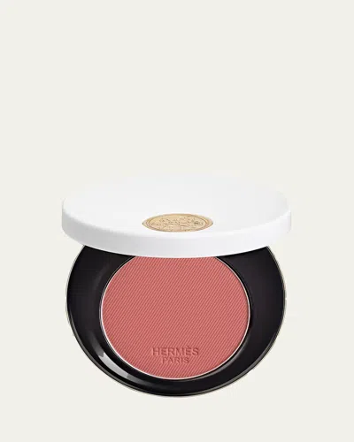 Hermes Rose  Silky Blush Powder In 61 Rose Feu