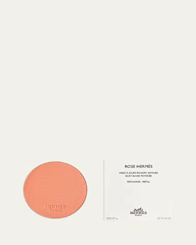 Hermes Rose  Silky Blush Powder Refill