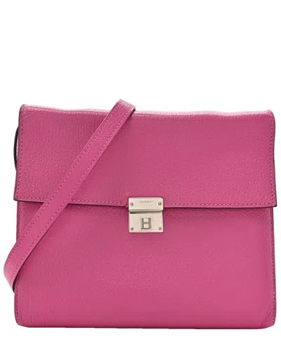 Pre-owned Hermes Hermès Rose Poupre Chevre Mysore Leather Chevre Mysore Clic 16 Wallet  (authentic Pre-loved)