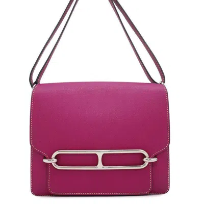 Pre-owned Hermes Rose Purple Shoulder Bag ()
