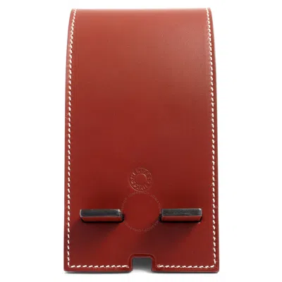 Pre-owned Hermes Rouge H Apppli Foldable Phone Holder