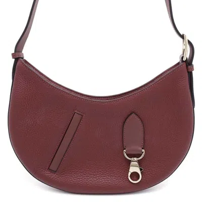 Pre-owned Hermes Rouge H Togo Leather Shoulder Bag ()