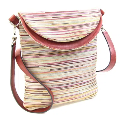 Pre-owned Hermes Rouge H Vibrato Leather Pochette Shoulder Bag () In Red