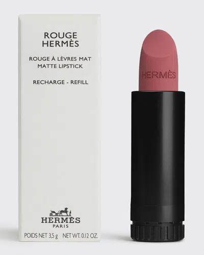 Hermes Rouge  Matte Lipstick Refill In 48 Rose Boise