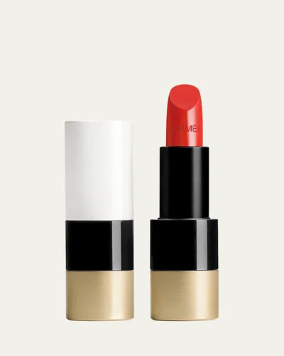 Hermes Rouge  Satin Lipstick In 75 Rouge Amazone