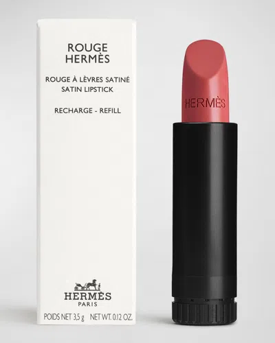 Hermes Rouge  Satin Lipstick Refill In 21 Rose Epice
