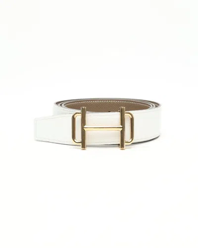 Pre-owned Hermes Hermès Royal Belt Buckle Reversible Leather Belt