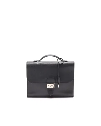 Hermes Hermès Sac À Dépêches 27 Business Bag In Black