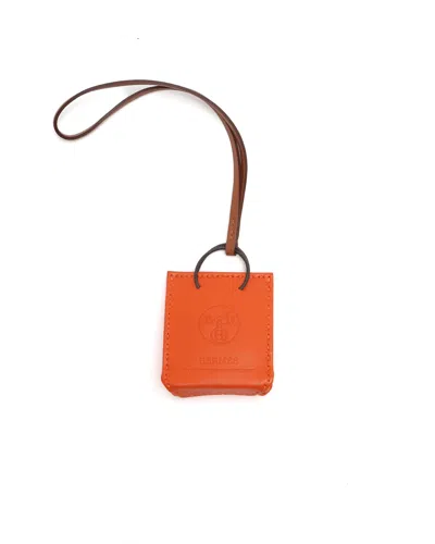 Pre-owned Hermes Hermès Sac Orange Bag Charm