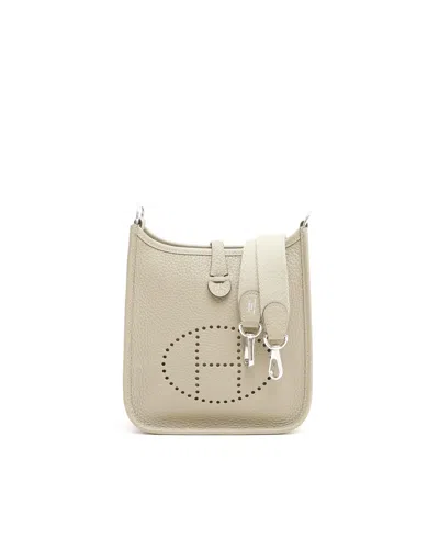 Pre-owned Hermes Hermès Sage Evelyne 16 Tpm Taurillion Clemence Bag In Green