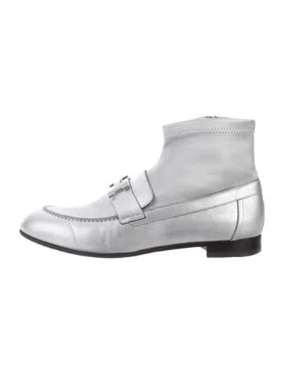 Pre-owned Hermes Saint Honore Leather Boots
