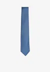 Hermes Saint-honore Silk Tie In Blue