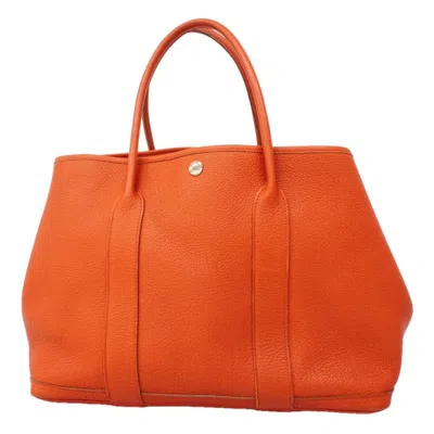 Pre-owned Hermes Sanguine Negonda Leather Tote Bag ()