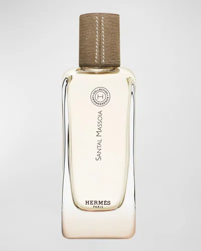 Hermes Santal Massoia Eau De Toilette, 3.4 Oz. In Transparent
