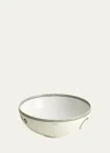 Pre-owned Hermes Saut Hermès Medium Bowl In White