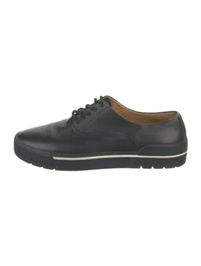 Pre-owned Hermes Saxo Sneakers In Blue