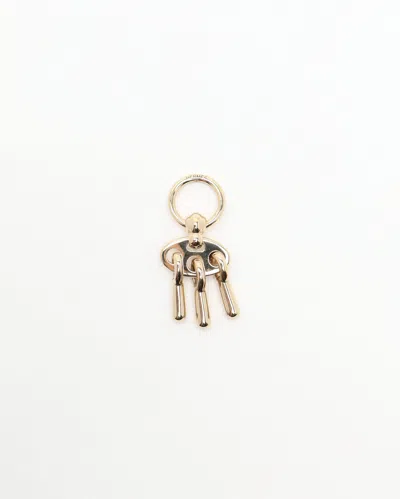 Pre-owned Hermes Hermès Scarf Ring In Gold