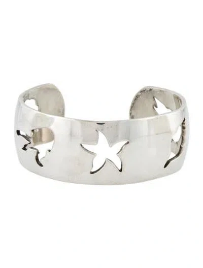 Pre-owned Hermes Sea Starfish Cuff Bracelet, 6.75" In Multi