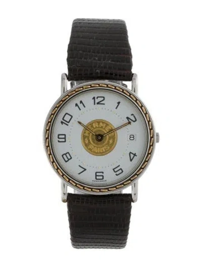 Pre-owned Hermes Sellier Watch In Multi