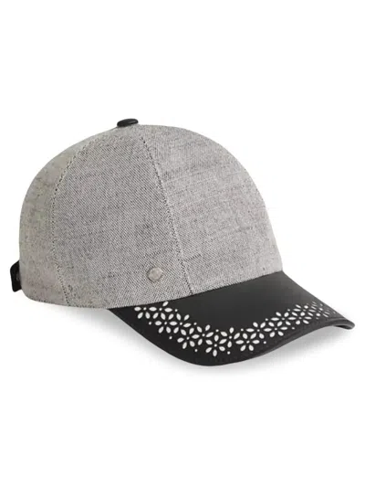 Pre-owned Hermes Serena Garden Party Cap In Grau