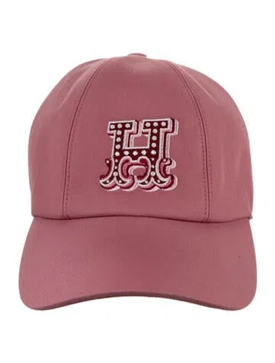 Pre-owned Hermes Serena H Electrique Cap In Pink