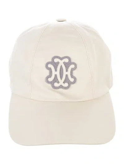 Pre-owned Hermes Serena Lift Baseball Cap In Neutral