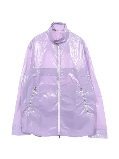 Pre-owned Hermes Serie Zip-up Jacket In Purple