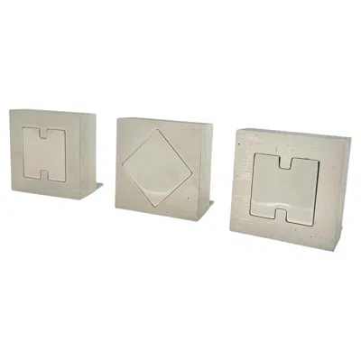 Pre-owned Hermes Set Of 3  Place Card Holders, 1990s France In Gray
