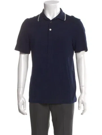 Pre-owned Hermes Short Sleeve Shirt In Blue