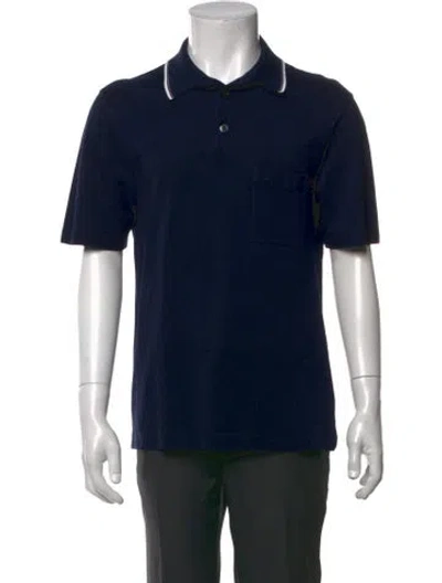 Pre-owned Hermes Short Sleeve Shirt In Blue