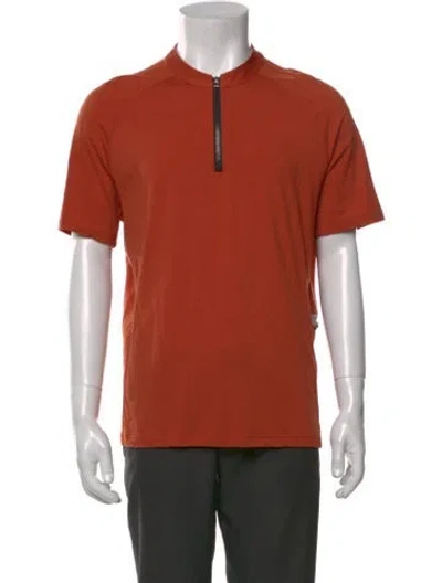 Pre-owned Hermes Short Sleeve Shirt In Orange