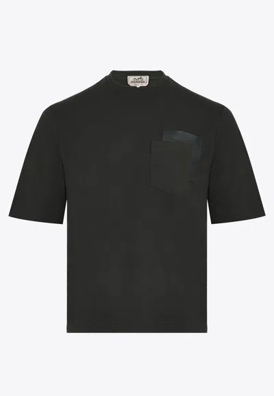 Pre-owned Hermes Short-sleeved Crewneck T-shirt
