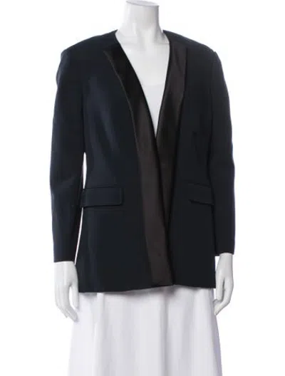 Pre-owned Hermes Silk Blazer In Black