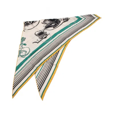 Pre-owned Hermes Silk Cashmere Scarf () In Multi