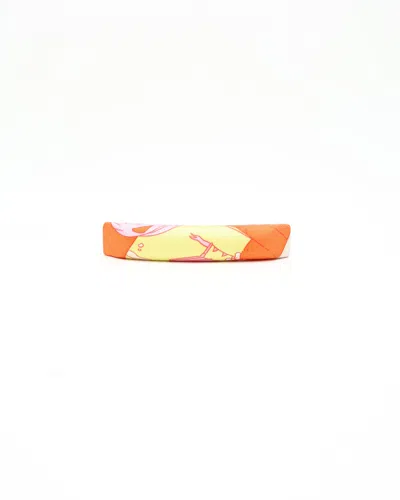 Pre-owned Hermes Hermès Silk Hair Clip