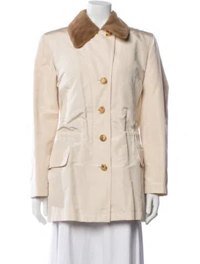 Pre-owned Hermes Silk Jacket In Neutrals
