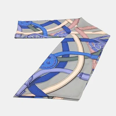 Pre-owned Hermes Hermès Silk Multicolor Maxi Twilly