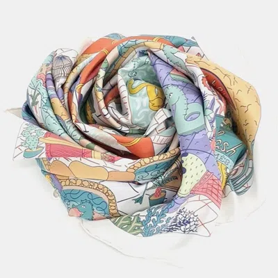 Pre-owned Hermes Silk Multicolor Scarf