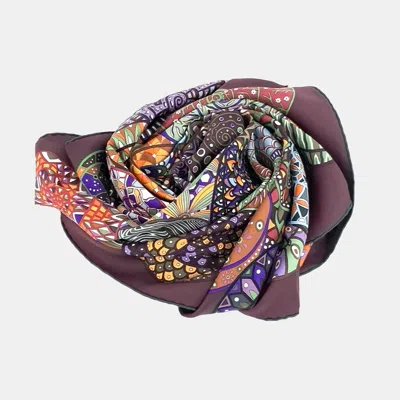 Pre-owned Hermes Silk Multicolor Scarf