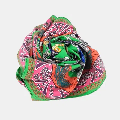 Pre-owned Hermes Silk Multicolor Scarf