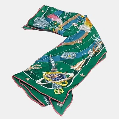 Pre-owned Hermes Hermès Silk Multicolor Scarf