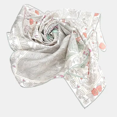 Pre-owned Hermes Hermès Silk Multicolor Scarf
