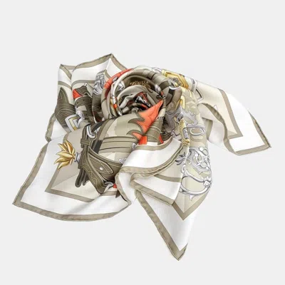Pre-owned Hermes Hermès Silk Multicolor Scarf