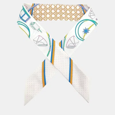 Pre-owned Hermes Silk Multicolor Twilly