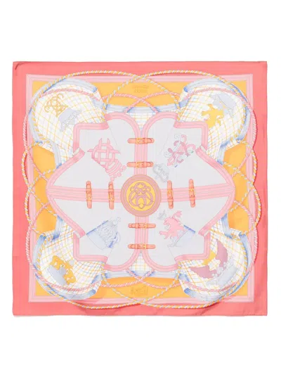 Pre-owned Hermes Silk Scarf