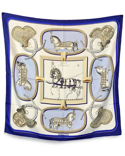 Pre-owned Hermes Hermès Silk Scarf Carre 90 (authentic Pre-loved)