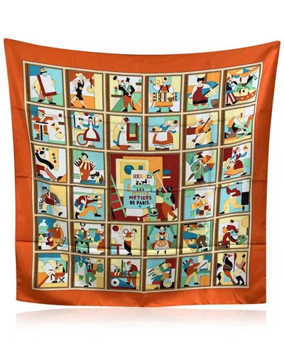 Pre-owned Hermes Hermès Silk Scarf Carre 90 (authentic Pre-loved)