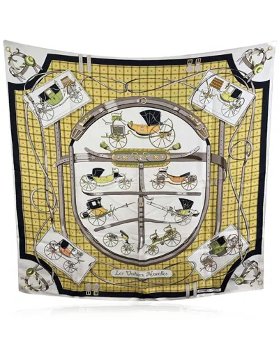 Pre-owned Hermes Hermès Silk Scarf Carre 90 (authentic Pre-loved)