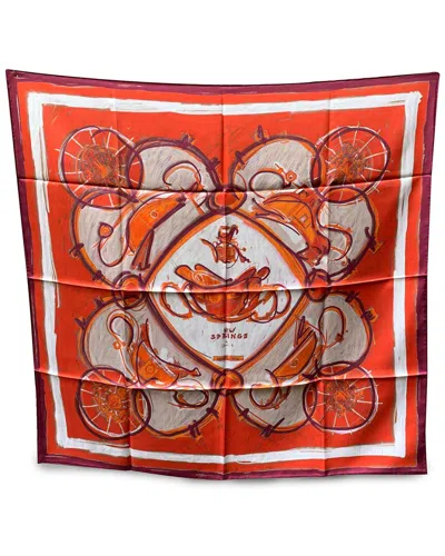 Pre-owned Hermes Hermès Silk Scarf Carre 90 (authentic Pre-loved)
